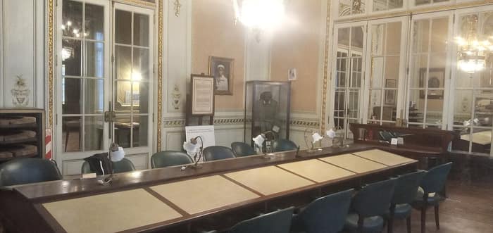 Raum der Nationalen Militärbibliothek im Palacio Paz