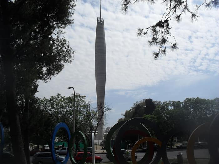 A torre em espiral do Farol do Bicentenário