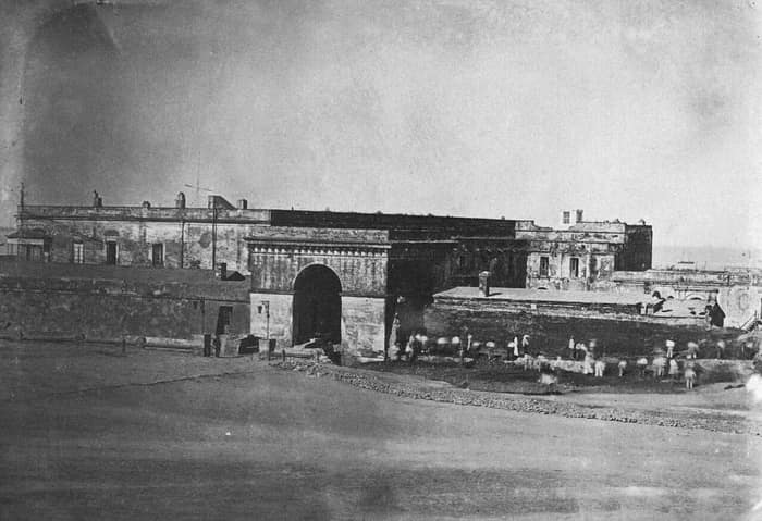Imagen histórica del Fuerte de Buenos Aires