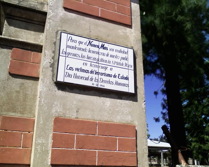 Vista de la Mansión Seré, sitio de memoria en Castelar, partido de Morón